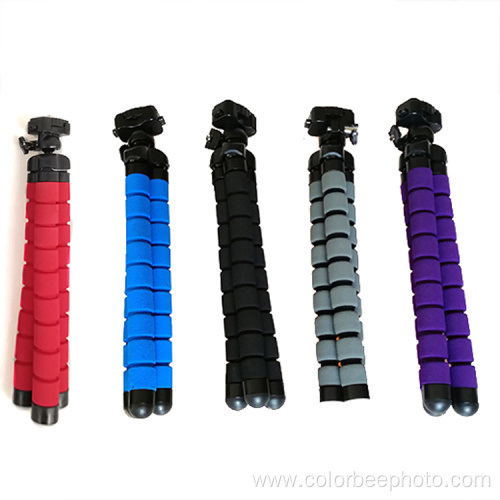 Flexible sponge octopus middle camera tripod